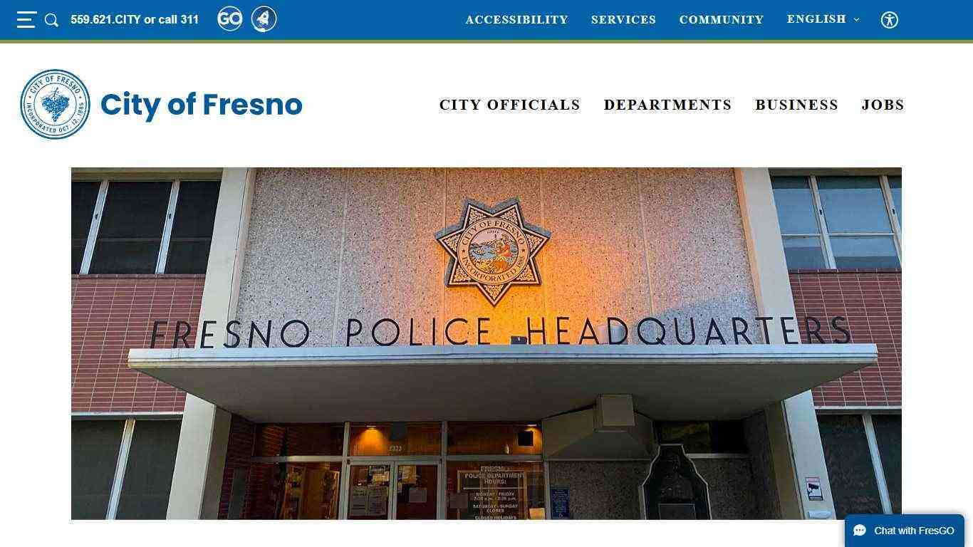 Police Department – City of Fresno